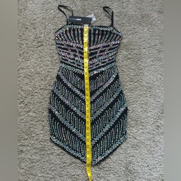 Grace Embellished Mini Dress - Picture 9 of 16